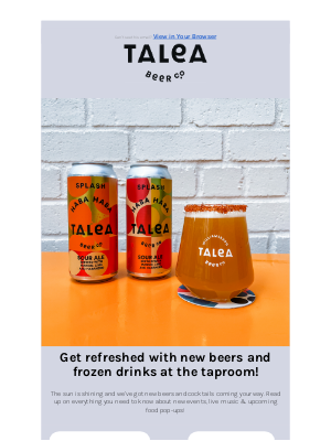 Talea Beer Co. - Beer, cocktails and events. What's not to love? 🍺
