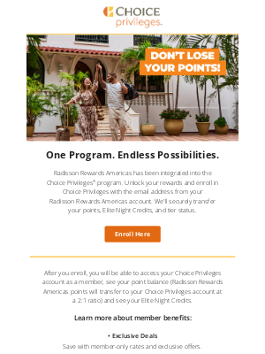 Country Inns - Keep Your Radisson Rewards Americas Points! Learn How.