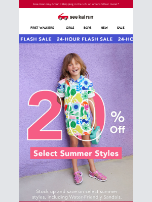 See Kai Run - Summer Savings – 20% Off Select Styles!