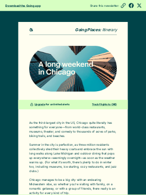 Scott’s Cheap Flights - A long weekend in Chicago