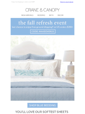 Crane & Canopy - oh-so-chic bedding (plus, FREE SHIPPING!)
