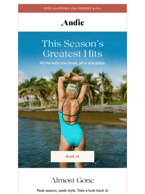 Andie - These suits made waves
