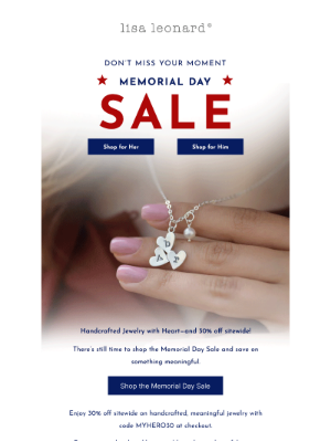 Lisa Leonard Designs - Save 30% Sitewide!