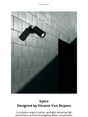 Flos  - Spine, a new concept in outdoor lighting