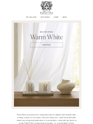 Antica Farmacista - Introducing Warm White