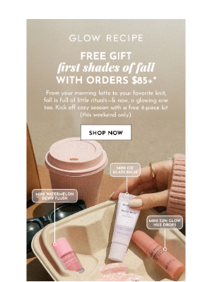 Glow Recipe - Your 5-minute fall routine: Free