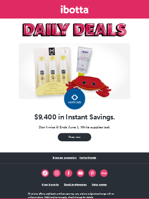 Ibotta - Daily Deal: Earn 4% cash back at Sam's Club
