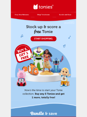 The Tonies Stock-Up Event starts now!