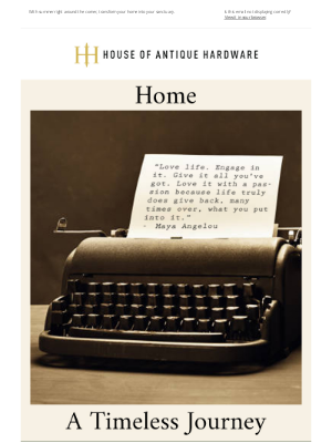House of Antique Hardware - Save 25% All Weekend!