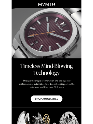 MVMT Watches - Ditch the Battery: Uncover the Magic of Automatics