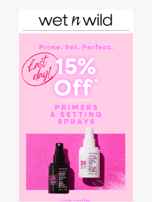 wet n wild - LAST DAY: Set + Prime 15% OFF
