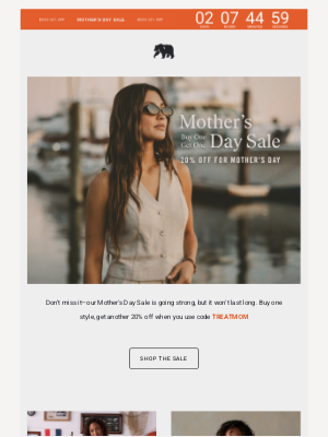 Normal Brand - Buy One, Get One 20% Off for Mother's Day