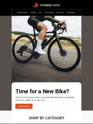 Performance Bicycle - Time for a New Bike? 🚴💥