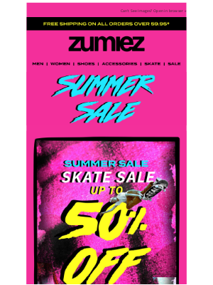 Zumiez - Skate Sale up to 50% Off!