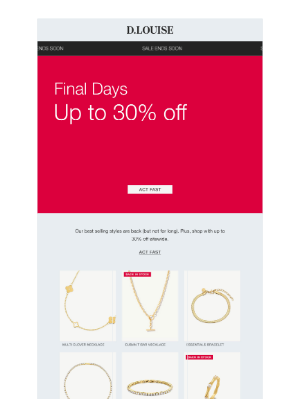 D.Louise - SALE ENDS SOON