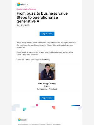 Elastic - Elastic Insights webinar: Steps to operationalise generative Al