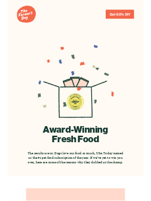 The Farmer's Dog - Hey, it’s us, USA Today’s #1 pet food subscription 🏆