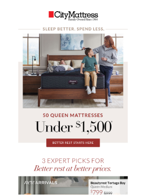 City Mattress - 50 Mattresses Under $1500? Yes, Really.