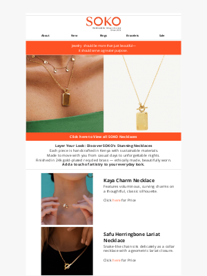 Soko - Necklaces That Speak Louder Than Words 🔥