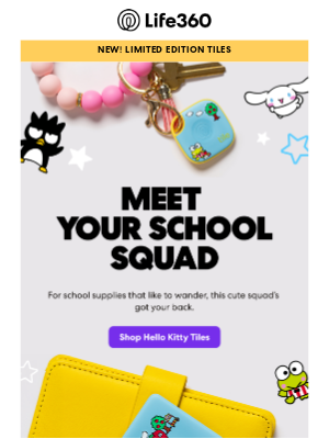Tile, Inc - Back to School with Hello Kitty: Limited Edition Tiles