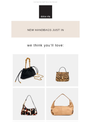 Dolce Vita - YOUR FAVORITE HANDBAGS ARE HERE