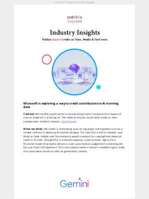 Publicis Sapient - Today's top trends in Telco, Media & Tech