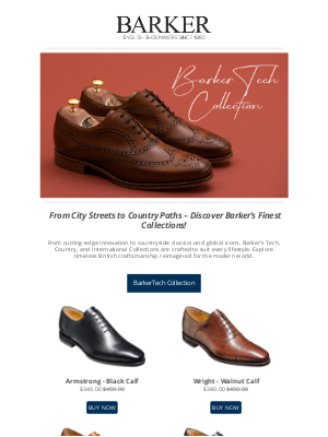 Heritage Meets Innovation – Explore Barker’s Tech, Country & International Collections