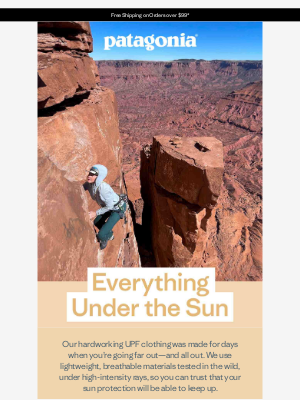 Patagonia - Lightweight, breathable sun protection