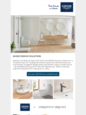 Grohe  - GROHE Essence Bathrooms: Understated Elegance