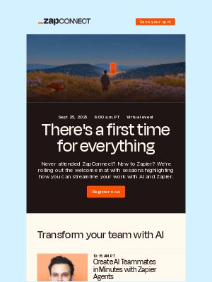 Zapier - 🎉 Your first ZapConnect? Let's make it unforgettable.