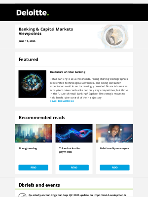 Deloitte - How can banks thrive in the future of retail banking?
