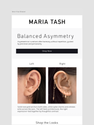 Venus by Maria Tash - Balanced Asymmetry