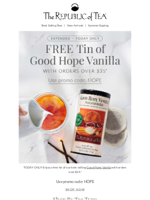 The Republic of Tea - Gift with Purchase Extended!