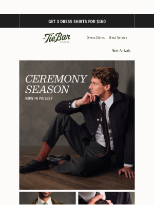 The Tie Bar - Fall Weddings Just Got a Paisley Upgrade