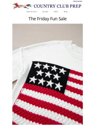 Country Club Prep - A Fun Sale for the Holiday