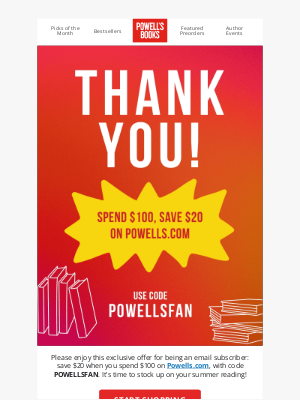 Powell's Books - 🎁 A special gift, just for you!