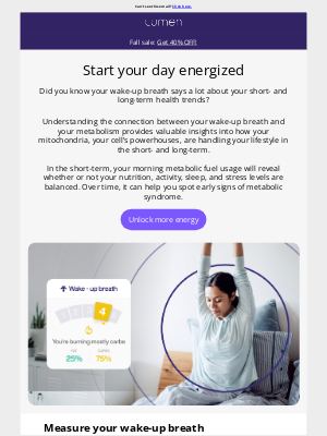 Lumen - Unlock all the health insights in your wake-up breath