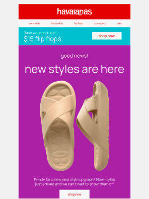 Havaianas - new styles are here!