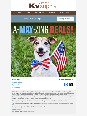 KV Supply - Stock Up with 20% Off Your Order