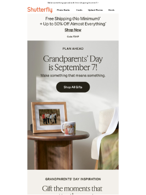 Shutterfly - Give a custom gift for Grandparents’ Day! ❤️