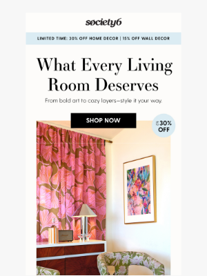 Society6 - Curate Your Cozy Corner