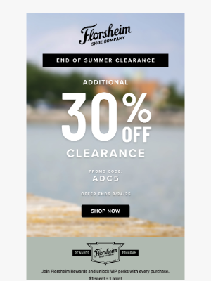 Florsheim Shoes - CLEARANCE! Additional 30% Off
