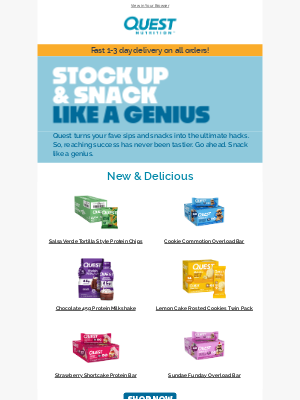 Quest Nutrition - New Snack Hacks You'll Love