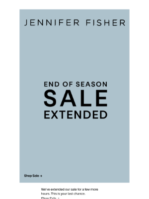 Jennifer Fisher Jewelry - Sale Extended