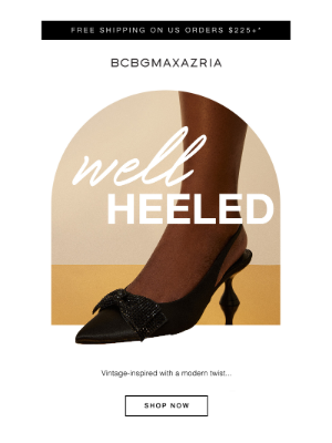 BCBG - Effortless heels for the holidays