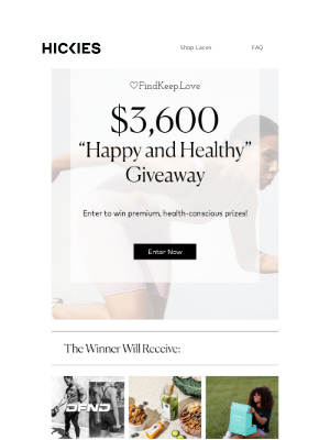 HICKIES - Want to win premium, health-conscious prizes?