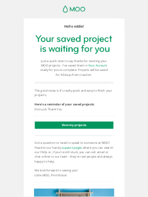 MOO - MOO | Your saved project is waiting for you