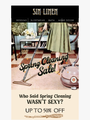 Sin in Linen - Spring Cleaning SALE 🧹✨