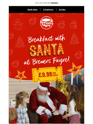 Brewers Fayre (United Kingdom) - Santa's coming to Brewers Fayre 🎅