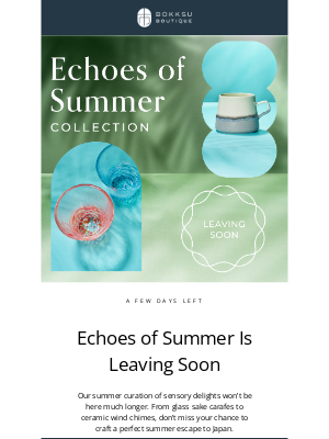 Bokksu - Final Days to Shop Echoes of Summer Collection